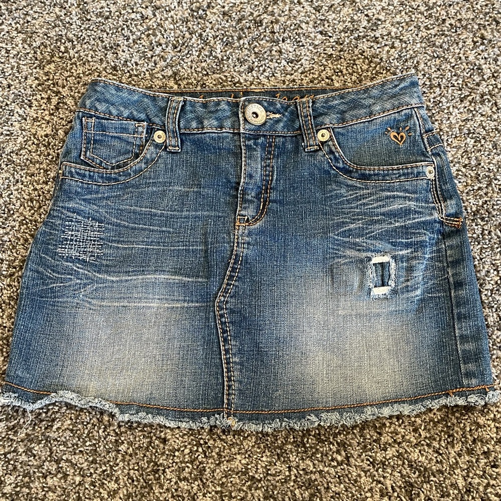 Justice girls jean skort, 12